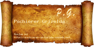 Pschierer Grizelda névjegykártya